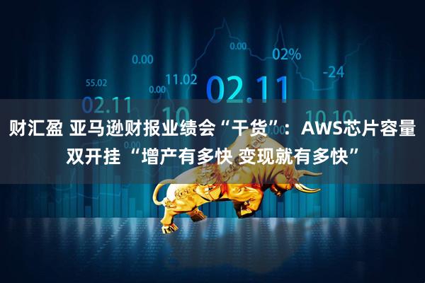 财汇盈 亚马逊财报业绩会“干货”：AWS芯片容量双开挂 “增产有多快 变现就有多快”