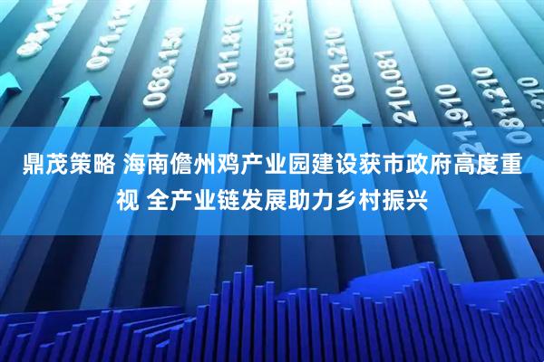 鼎茂策略 海南儋州鸡产业园建设获市政府高度重视 全产业链发展助力乡村振兴
